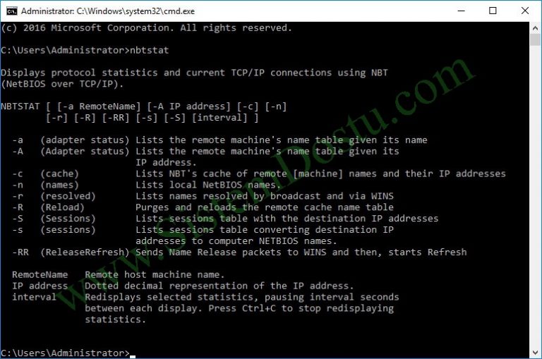 NBTSTAT Komutu Sistem ve Network Dünyasına Hoşgeldiniz.